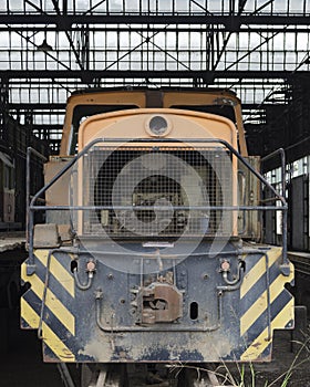 Radiated locomotive in northwestern of argentina