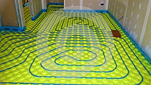 Radiating floor