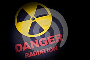 Radiation hazard sign