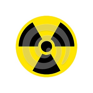 Radiation hazard sign symbol