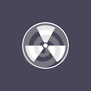 radiation icon illustration