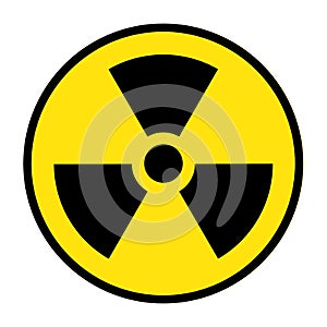 The radiation icon. Radiation symbol