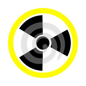 radiation icon vector