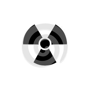 Radiation logo vector