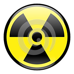 Radiation Round Sign Icon