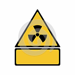 The radiation sign vector design