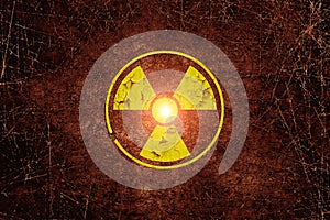 Radiation sign photo