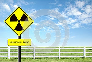 Radiation warning symbol