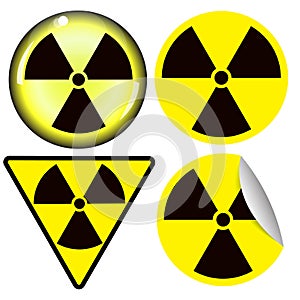 Radiation warning symbol