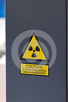 Radiation X Rays Caution