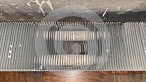 Radiator baffles in a NYC apartment