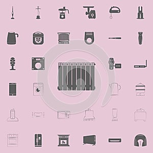 radiator icon. Electro icons universal set for web and mobile