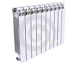 Radiator isolated over a white background