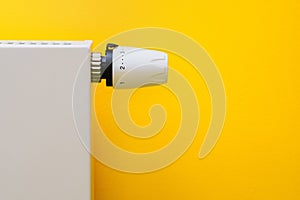 Radiator thermostat set optimal