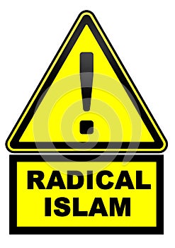 Radical islam. Warning sign