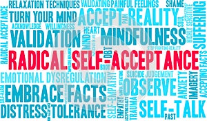 Radical Self-Acceptance Word Cloud