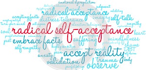 Radical Self-Acceptance Word Cloud