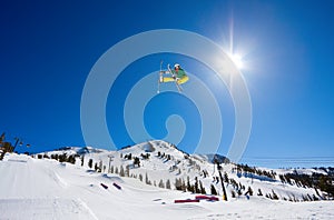 Radical Skier Gets Big Air