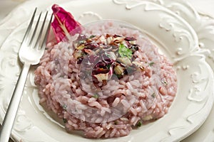 Radicchio risotto