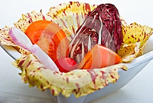 Radicchio and Tomato Salad