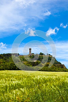 Radicofani fortress in Siena, Italy