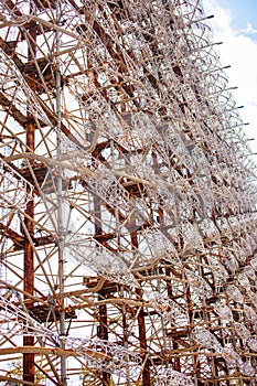 Radio antenna Duga-2 in the Chernobyl zone