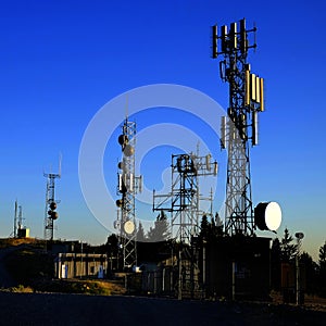 Radio Cell Cellular Broadcast Communication Towers