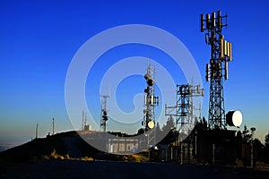 Radio Cell Cellular Broadcast Communication Towers