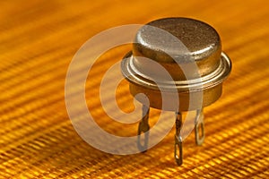 Radio component transistor.