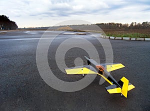 training piloted model aircraft.