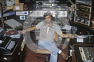 Radio disc jockey for station KFI