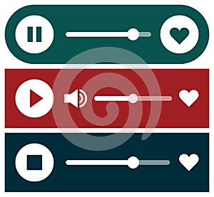 Radio player interface