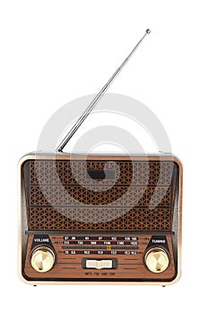 Radio retro portable receiver