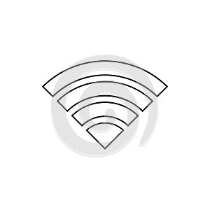 radio signal icon. Element of web for mobile concept and web apps icon. Thin line icon for website design and development, app