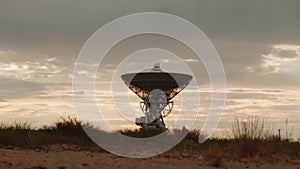 radio telescope on the Crimean coast.
