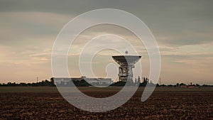 radio telescope on the Crimean coast.