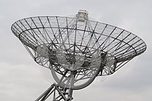 Radio telescope near the village of Westerbork, The Netherlands photo