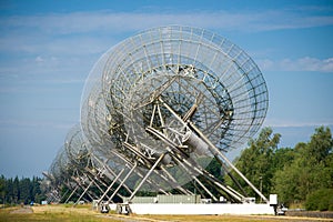 Radio Telescopes in Westerbork, the Netherlands photo