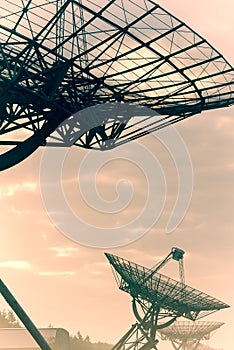 Radio Telescopes in Westerbork, the Netherlands