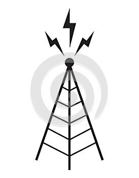 Radiopřijímač věž anténa komunikace stožár 