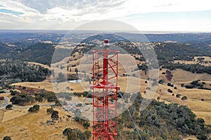 Radio tower top