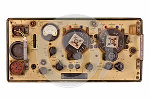 Radio transceiver from ww2 tank