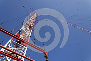 Radio transmitter tower Liblice, the highest construction in Czech republic