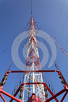 Radio transmitter tower Liblice, the highest construction in Czech republic