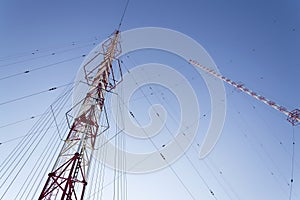 Radio transmitter tower Liblice, the highest construction in Czech republic