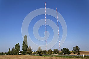 Radio transmitter tower Liblice, the highest construction in Czech republic