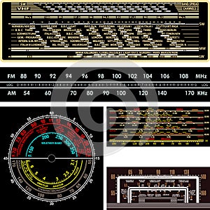 Radio Tuning Dials