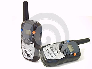 Radio walkie talkie pair