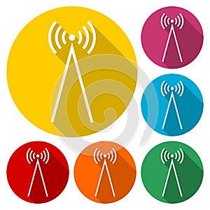 Radio wawe icon illustration