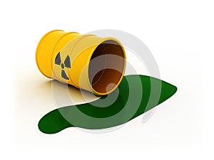Radioactive barrel photo